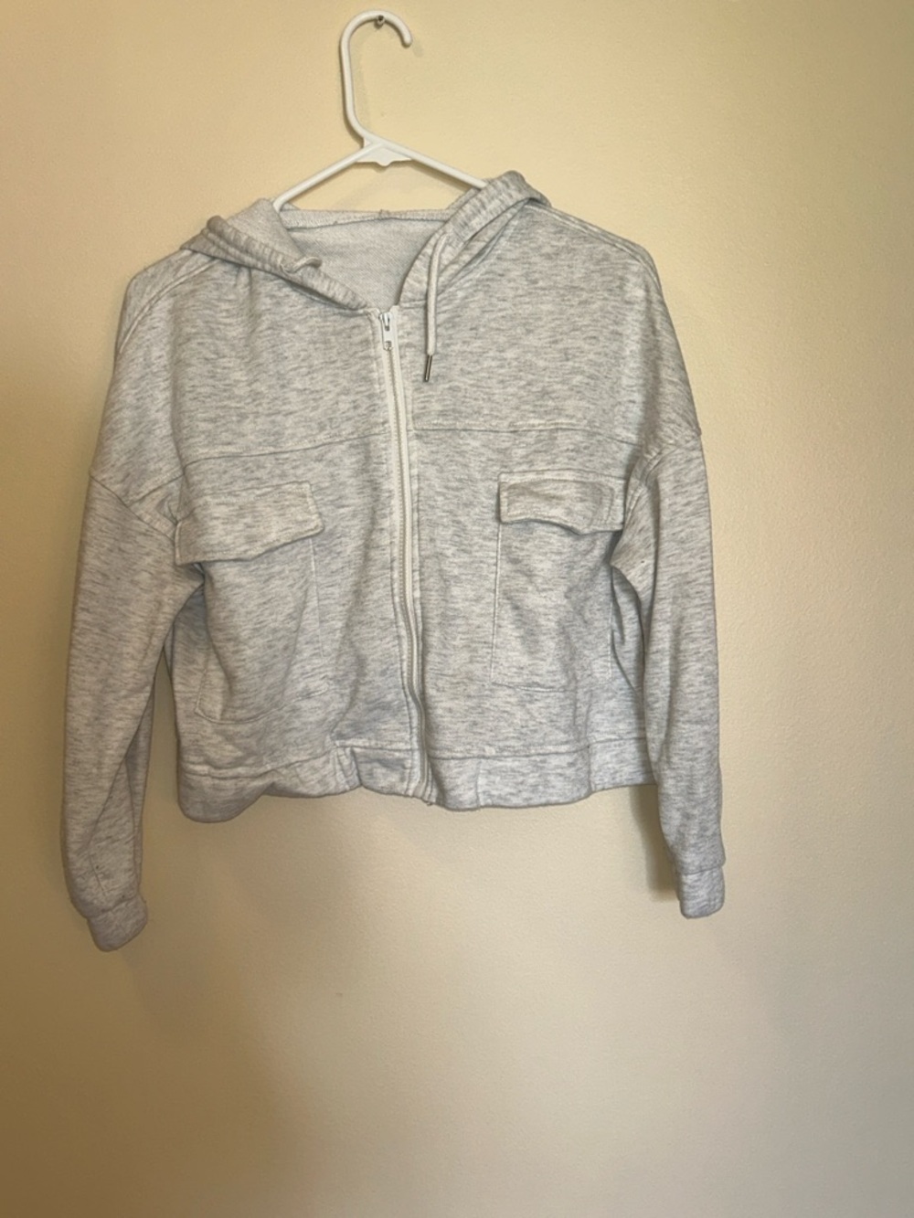 Women’s Small Sweatshirt Casual Zip Up Cozy Lightweight Top (SHEIN)
